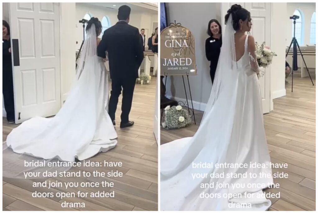 Newsweek's Article On Gina Cole's Unique Bridal Entrance.