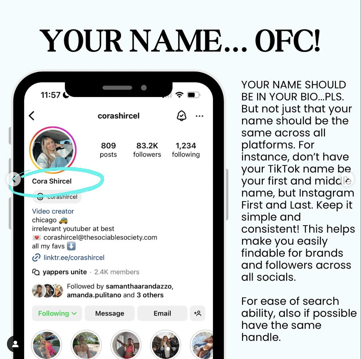 what to put in bio instagram.